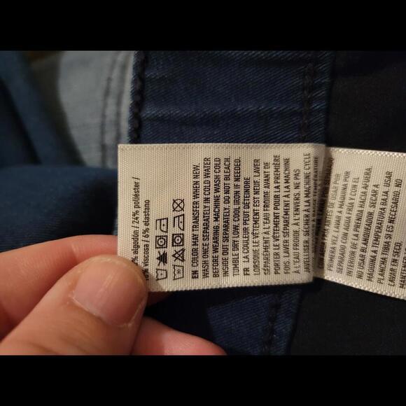 American Eagle Outfitters size 2 blue denim jeggings. Rock star. - Picture 5 of 5